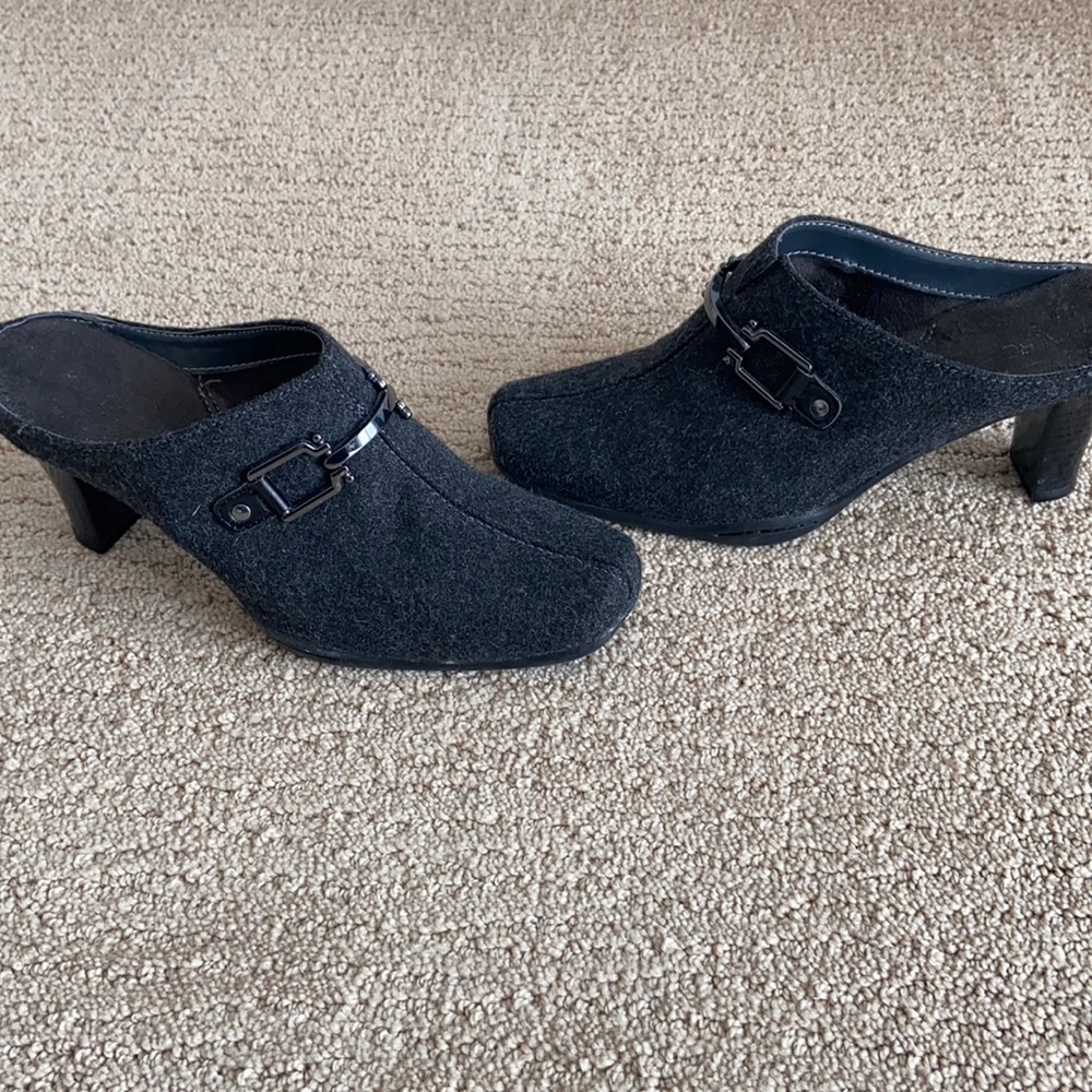 Grey Slip on Shoes